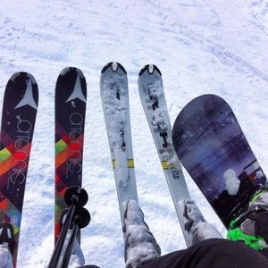 Women’s Salomon ski boots (size 6.5, mondo 23.5)